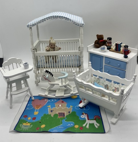 Dolls house furniture nursery